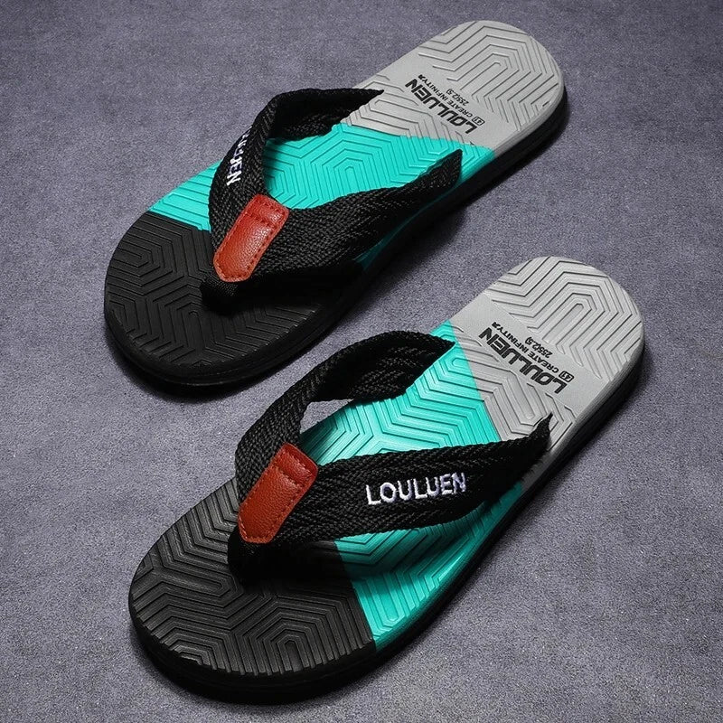 Men Flip Flops Summer Beach Slippers Breathable Casual Outdoor Footwear Shoes