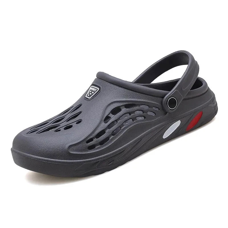 Men Sandals Summer Clogs EVA Garden Slippers Hole Shoes Beach Platform