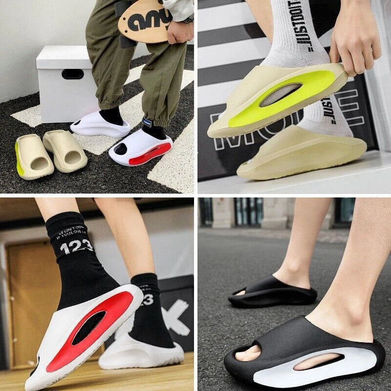 Men's Summer Sandals Slides Fashion Beach Flip Flops Outdoor Slippers Comfort