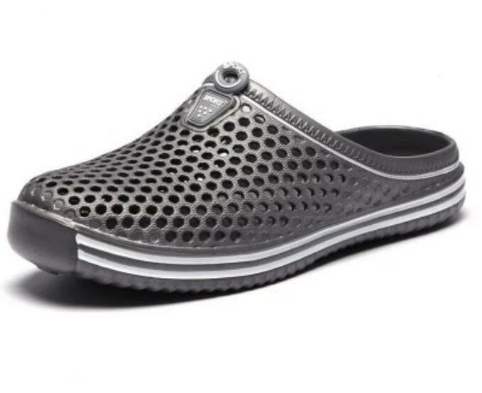 Men Women Slippers Breathable Hollow-out Beach Sandals Garden Hole Shoes Grand B