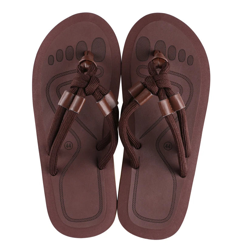 Men Summer Beach Fashion Thong Flip Flops Anti-Slip Sandals Casual Slippers 9-10