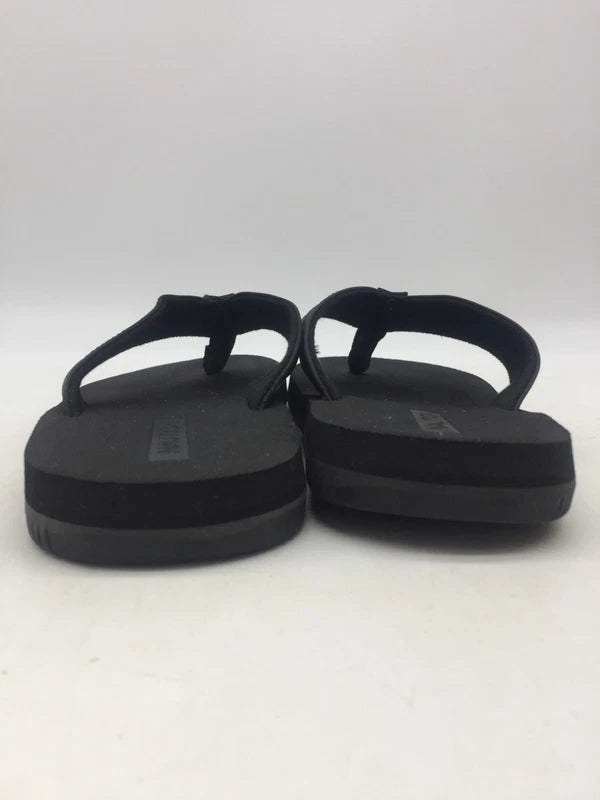 Nautica Men's Flip Flop Beach Sandal Water Slippers Black Size 10
