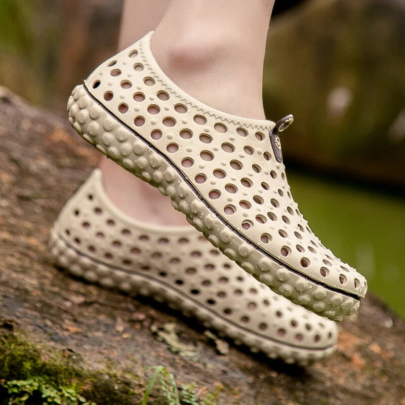 Men's Women' Jelly Sandals | Water Slip On Shoes | Beach Lightweight Slipper