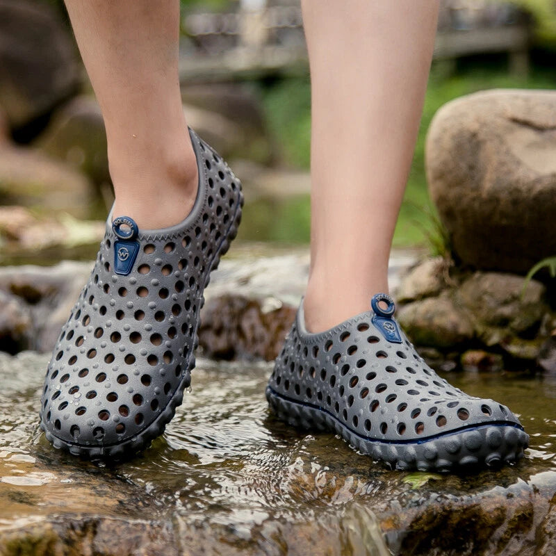 Men's Women' Jelly Sandals | Water Slip On Shoes | Beach Lightweight Slipper