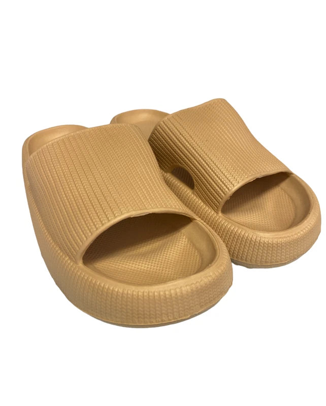 ON SALE!! Anti-Slip Cozy Pillow Slides Sandals Slippers Height Boosting Outdoor