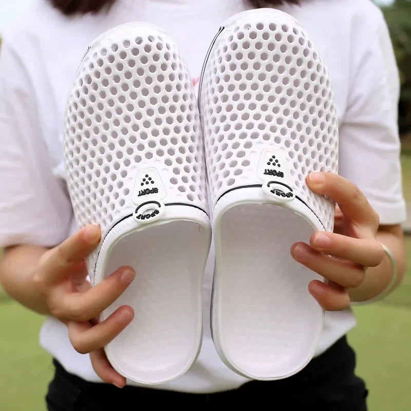 Mens Slip on Garden Mules Clogs Shoes Sports Sandals Beach Swim Slippers Shoes