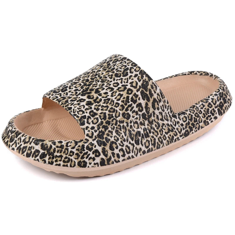 Women Men Cloud Slippers Comfort Pillow Slide Sandals Bathroom Beach Home Shoes