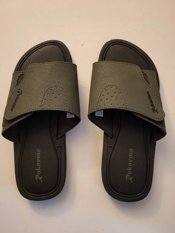 NORTIV Size US 11 Mens Shower Slides Sandals Flip Flops Summer Outdoor  Slippers