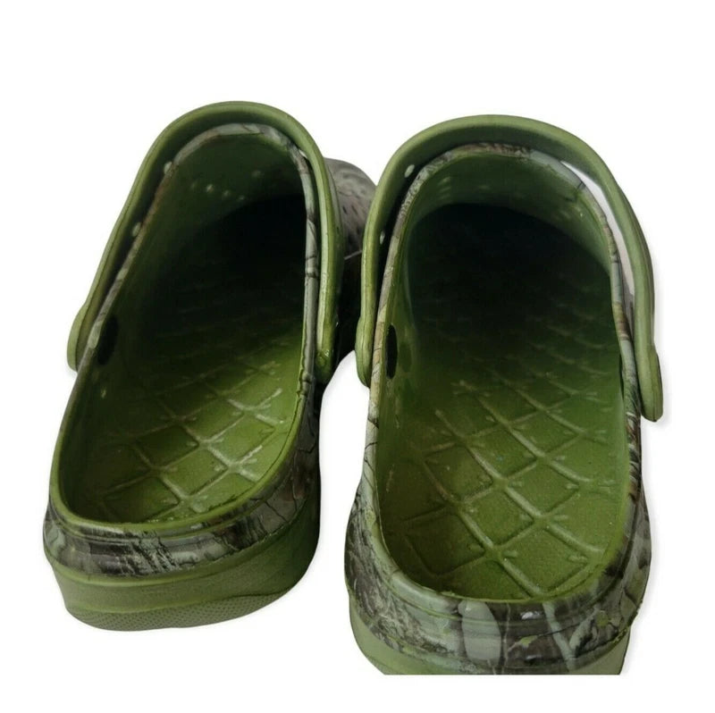 Clogs Slipper Nursing Garden Beach Men's Sandals Camouflage Pool Shoes US7/ EU40