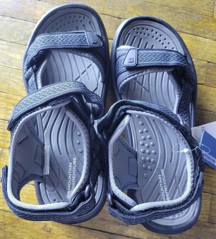 Mountain Warehouse Mens 10 Crete Sandal Male Summer Beach Pool Holiday Slippers