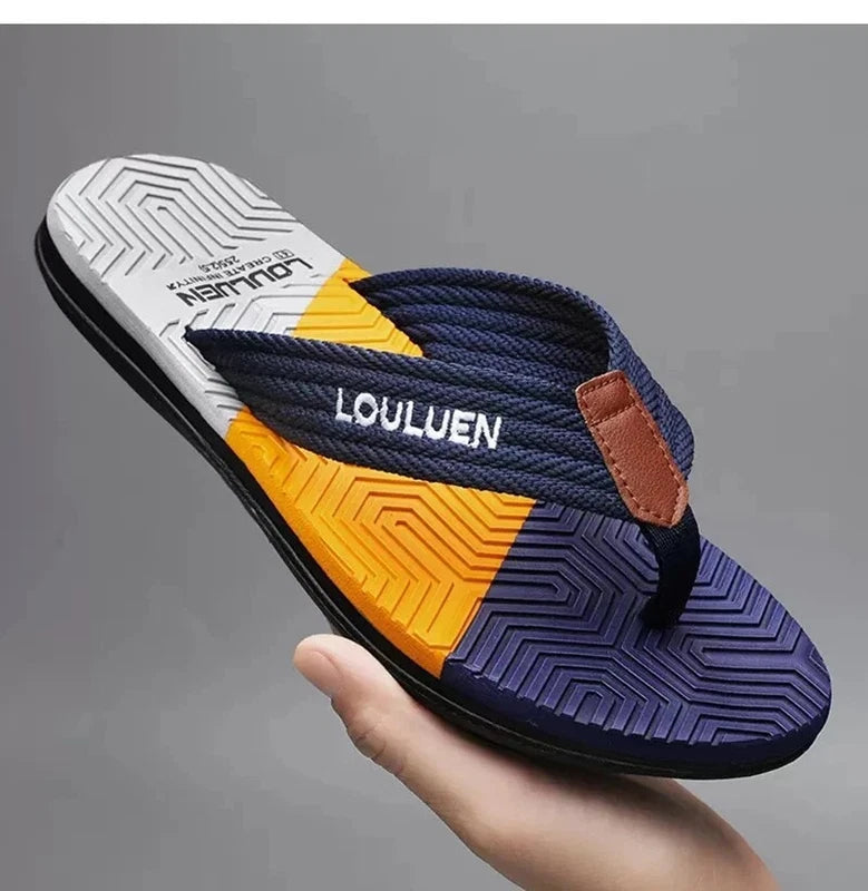 Men's Summer Flip Flops Breathable Casual Beach Slippers Sandals Shoes Gym Gift