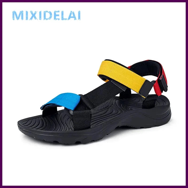 2025 New Men Sandals Non-slip Summer Flip Flops High Quality Outdoor Beach.