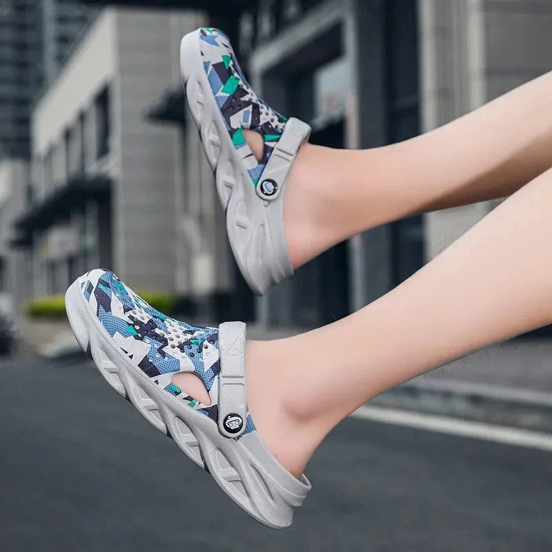 Unisex Summer Slippers Men Clogs Platform Women Beach Sandals Outdoor Casual