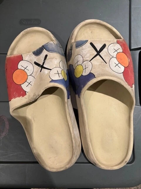 Unisex Summer Elmo Cookie Monster Slides Beach Sandals Slip-ons