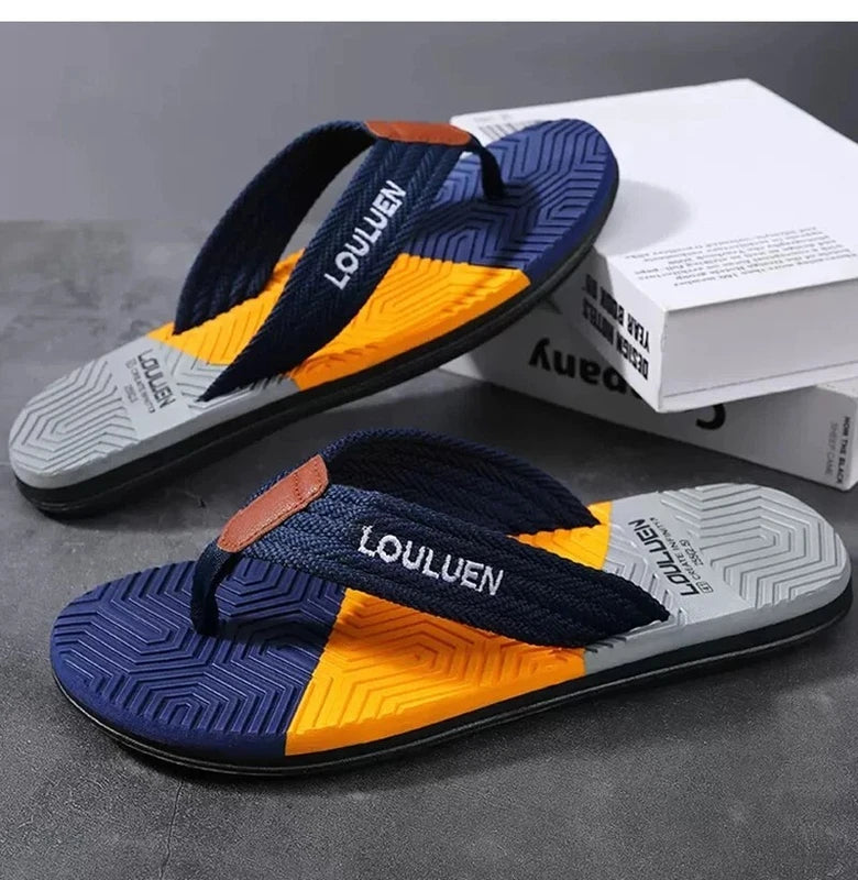 Men Flip Flops Summer Beach Slippers Breathable Casual Outdoor Footwear Shoes