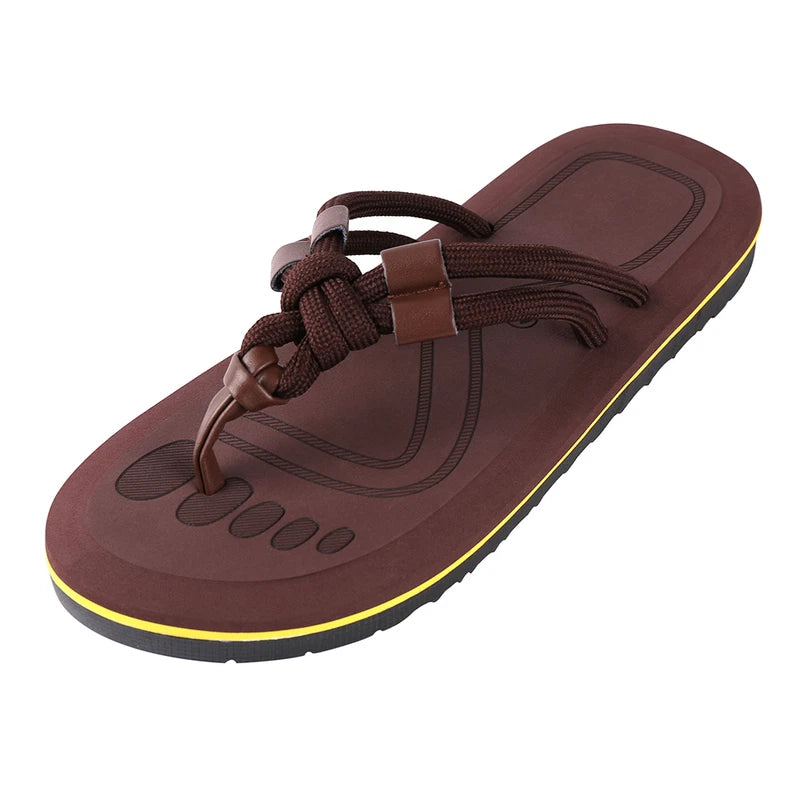 Men's Summer Mesa Knot Sandals Beach Flip Flops Slippers Sandals Shoes 9-10 Size