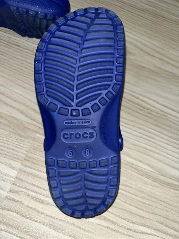 Crocs UnisexClassic Clogs Sandals Light Slip On Slides Shoes Beach Slipper 6M/8W