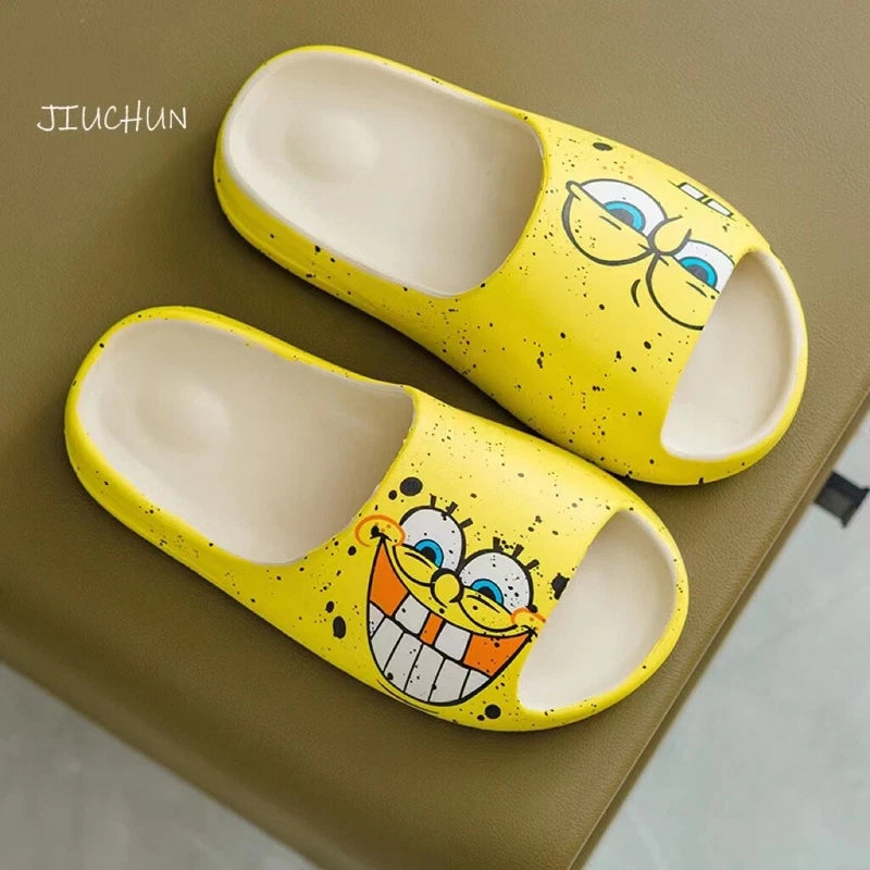 2023 Summer Slides Breathable Beach Sandals Flip Flops Mouth Mens Soft Slippers