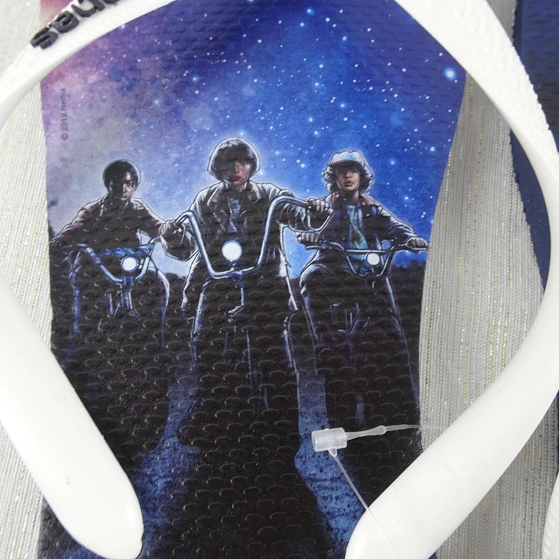 New HAVAIANAS Flip Flop Stranger Things Brazil Slip-On Thong Sandals Men's 13