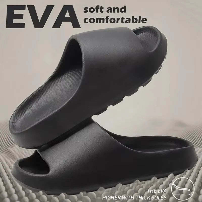 Coconut Slippers Cloud Thick-Soled Sandals Summer Fashion Soft Bottom Beach Men