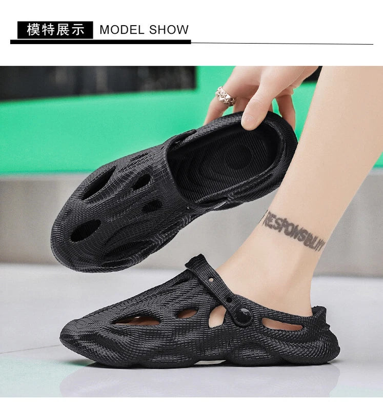 Men's Shoes Summer Beach Roman Sandals Casual Anti Slipper Runner hollow out new