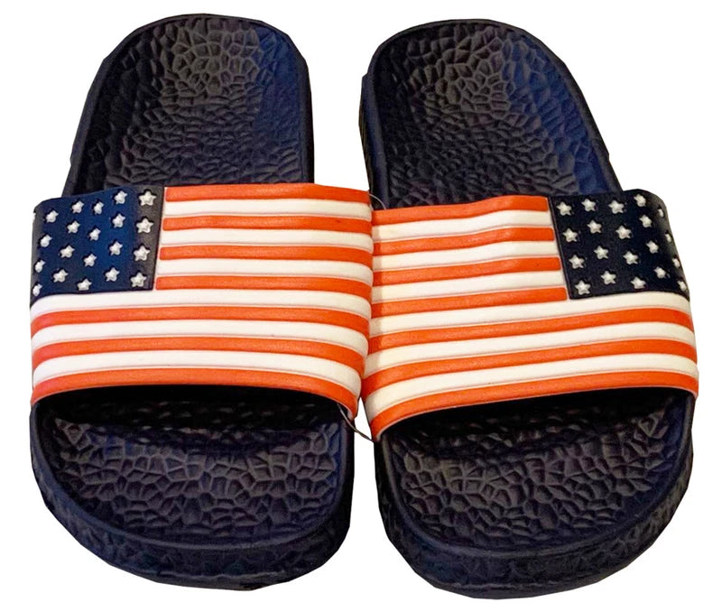 Mens Slip On Sport Sandals Slides Rubber Flip Flops Shower Slippers Pool Beach
