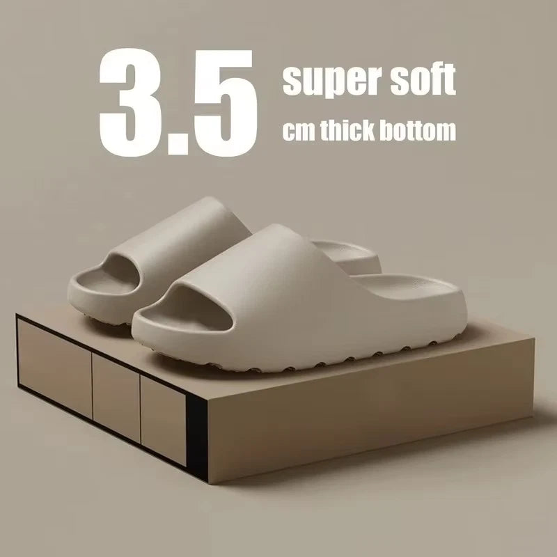 Coconut Slippers Cloud Thick-Soled Sandals Summer Fashion Soft Bottom Beach Men