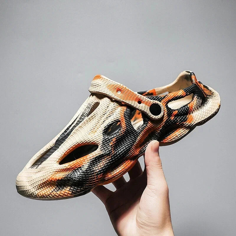 Men Slippers Camouflage Platform Outdoor Summer Clogs Shoe Women Beach.