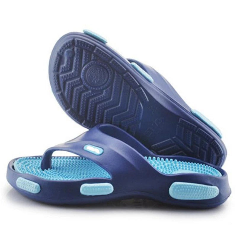 Men's Casual Wear Flat Beach Shoes Massage Sandals Sandals Slippers Flip Flops