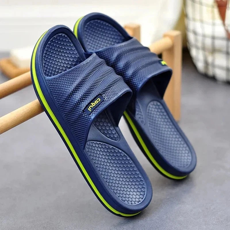 Men’s Soft Slippers Non-Slip Indoor Summer Home Slide Shoes Beach Garden Gift