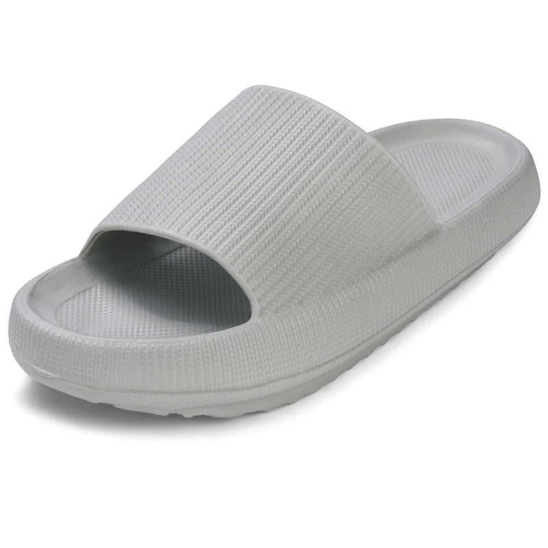 Women Men Cloud Slippers Comfort Pillow Slide Sandals Bathroom Beach Home Shoes
