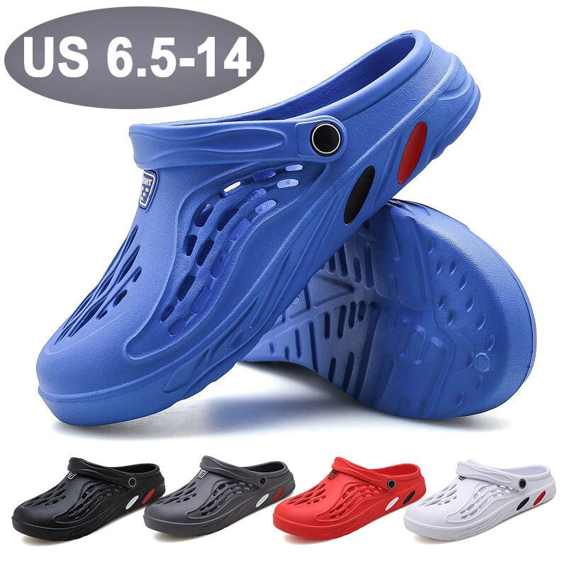 Mens Wemons Clogs Garden Beach Shoes Summer Slippers Outdoor Indoor Sandals Size