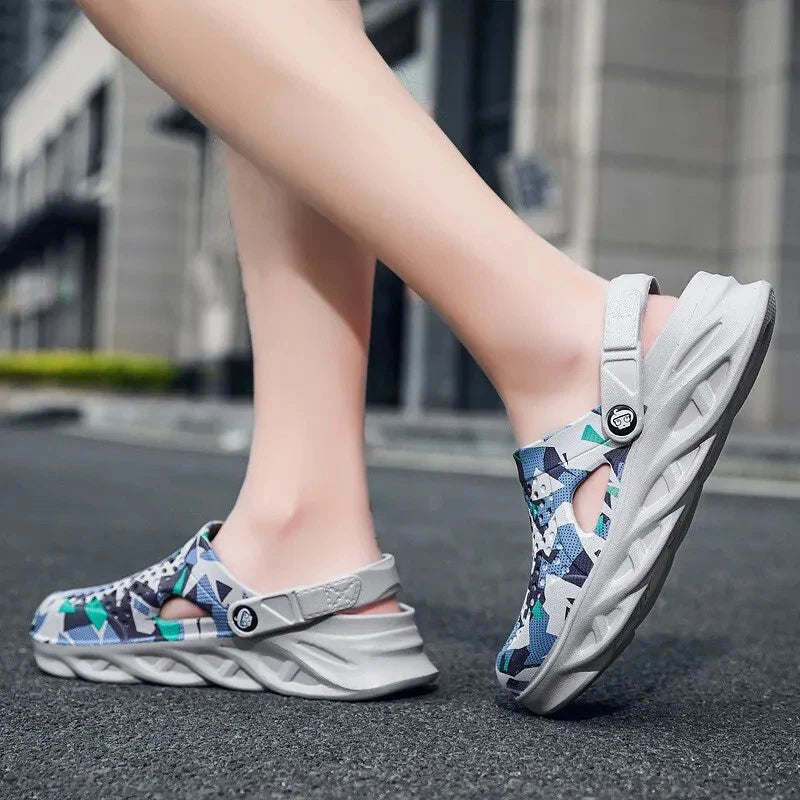 Unisex Summer Slippers Men Clogs Platform Women Beach Sandals Outdoor Casual