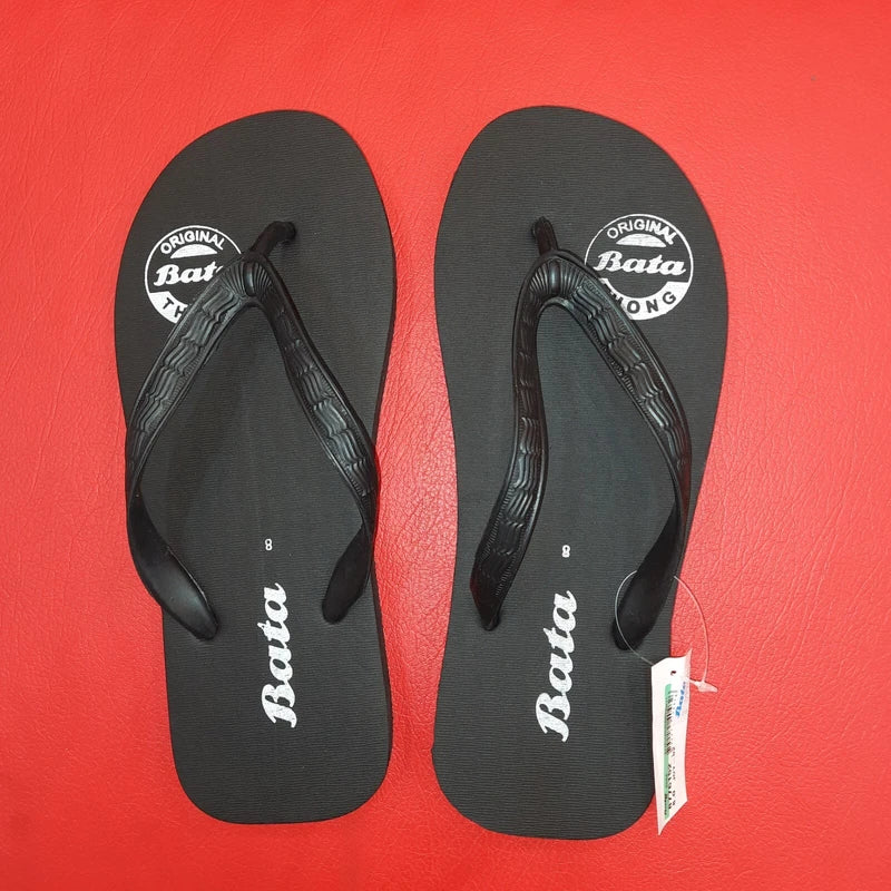 Men's Summer Sandals Natural Rubber Slippers Beach Shoes Regular Fit