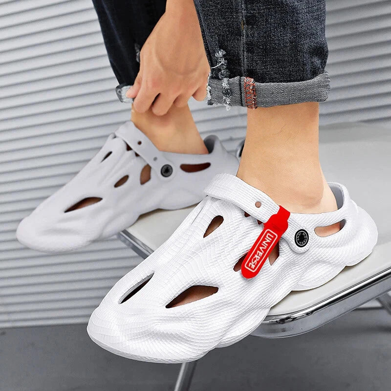 Summer Men Slippers Comfortable Platform Outdoor Sandals 2023 Beach Slippers Fli