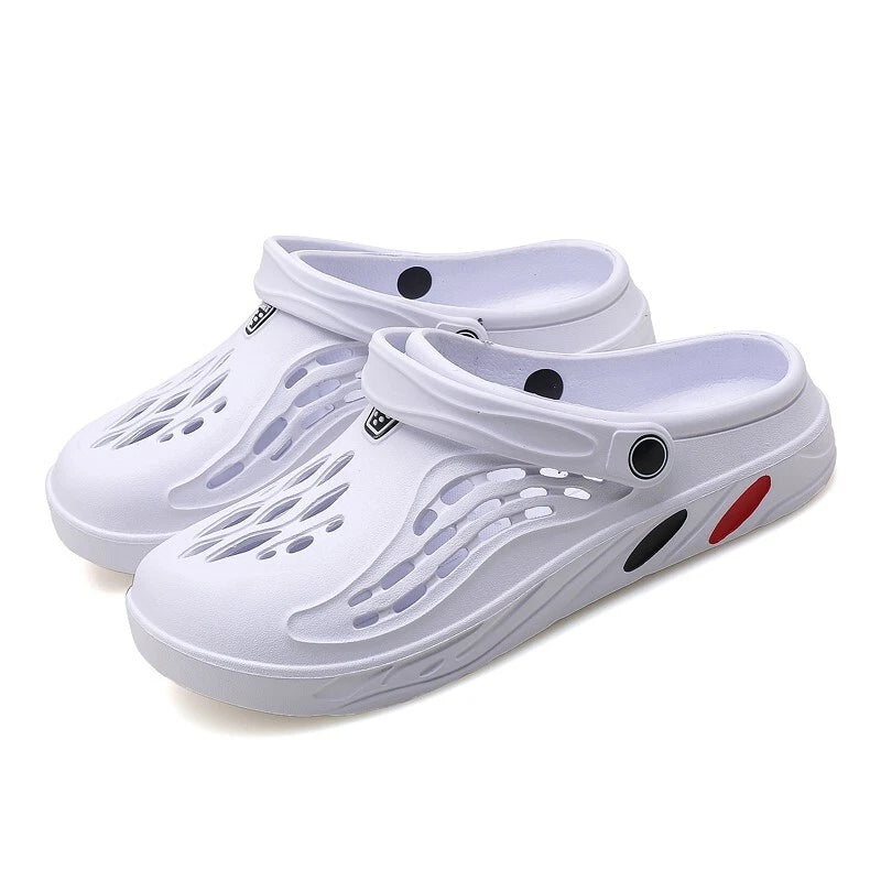 Men Garden Shoes Slip-on Outdoor Beach Slippers Sandals Lightweight Breathable