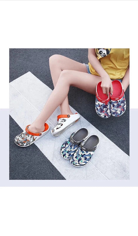 Sandals Men Clogs Slippers Bottom Beach Sandals Men Clog Sandals  Breathable