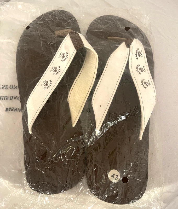 Malibu Rum Logo Slipper Flip Flop Sandals Men's Size 11 - NEW SEALED