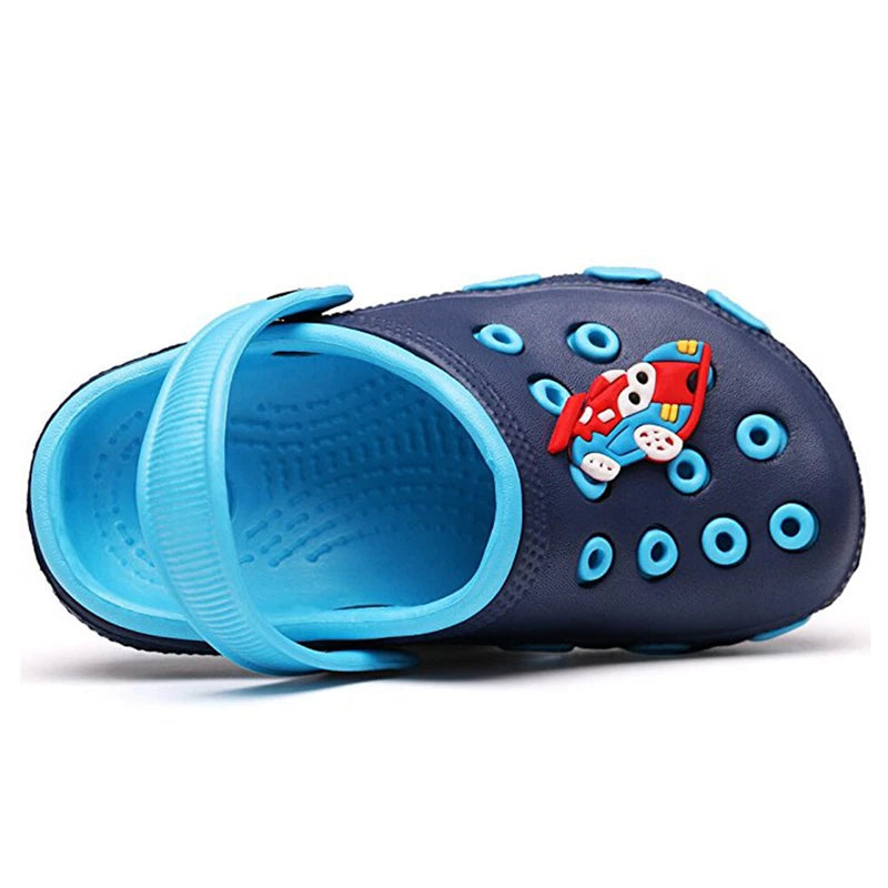Garden Clogs Shoes Girls Boys Kids  Slip-On Casual Two-tone Slippers Sandals US