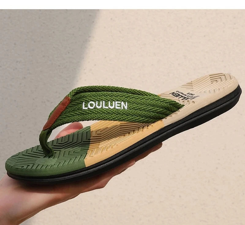 Men Flip Flops Summer Beach Slippers Breathable Casual Outdoor Footwear Shoes