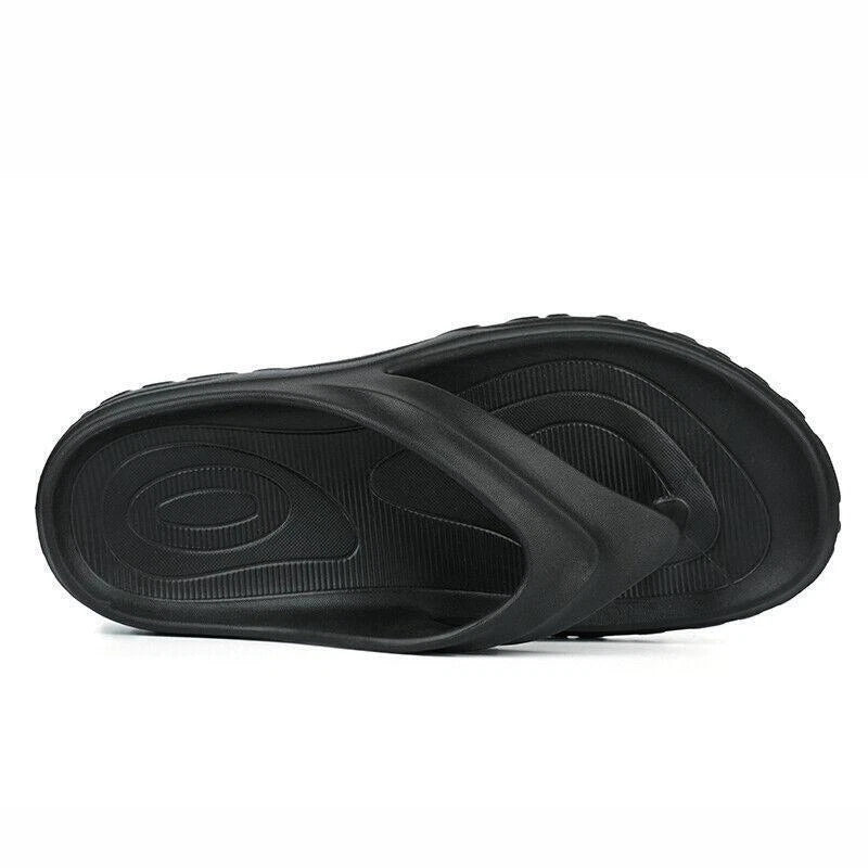 Men's Shoes Summer Slippers Toe Separators Flat Mules Soft Sandals Beach Sandals