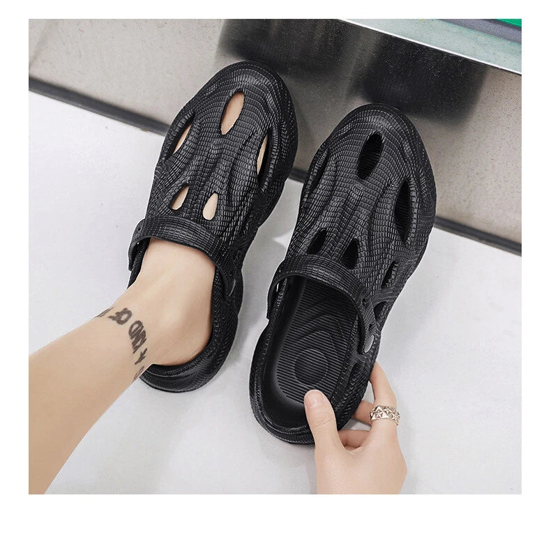 Men's Shoes Summer Beach Roman Sandals Casual Anti Slipper Runner hollow out new