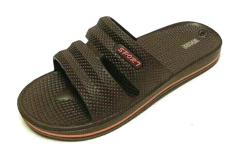 Men's Sport House Slipper Beach Thong Very Strong Soft Footbed 3 Color Choice