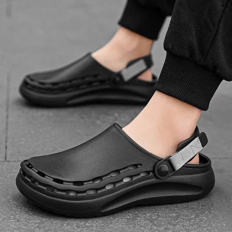 Quick-Dry EVA Beach Shoes Mens Sandals Fashion Trendy Lightweight Slippers