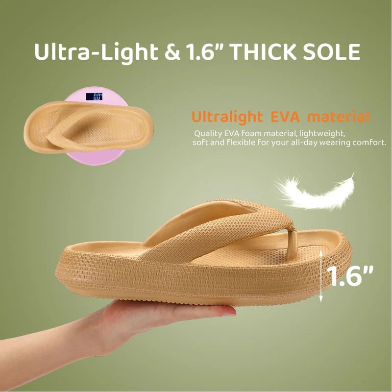 Summer Women Thong Flops Sandals Beach comfort Slipper Shoes Size 5-14