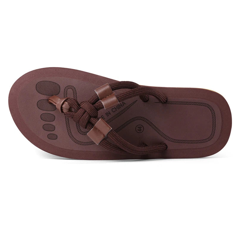 Men Summer Beach Fashion Thong Flip Flops Anti-Slip Sandals Casual Slippers 9-10