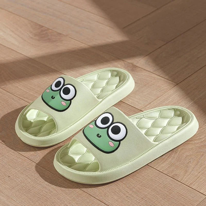 Summer Beach Slides Bathroom Anti Slip Slipper Non-Slip Home Flip Flops Cartoon