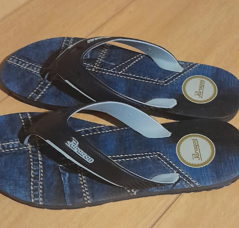 Paragon Men’s Sandals Flip-flop | Thongs | Slippers for Beach Denim Design NWB