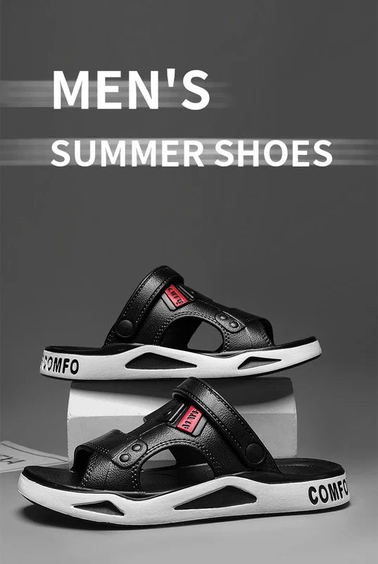 Men's Slippers Summer New Sandals EVA Light Adult Thick-soled Beach Shoes Non-sl