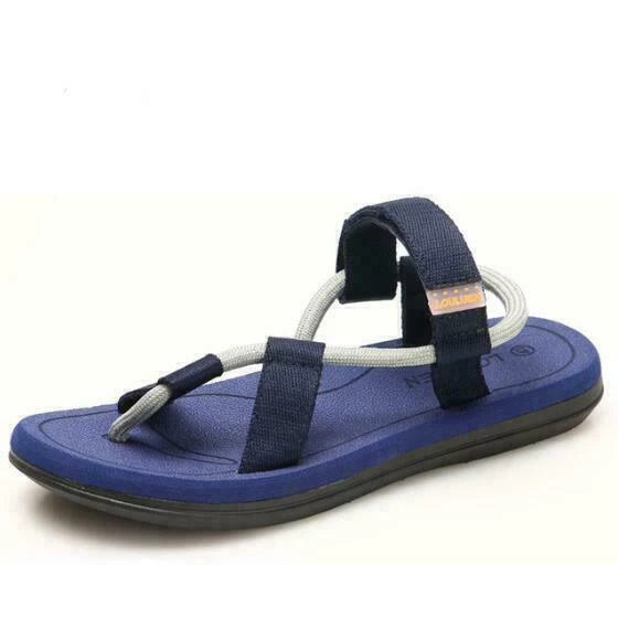 Mens Summer Beach Casual Strap Gladiator Flat Sandals Slippers Shoes Flip Flops